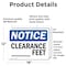 Signmission Custom Clearance -Ft, 18 in W x Rectangle, Vinyl Decal OS-2PACK-NS-D-1218-L-15382 - alternate 5